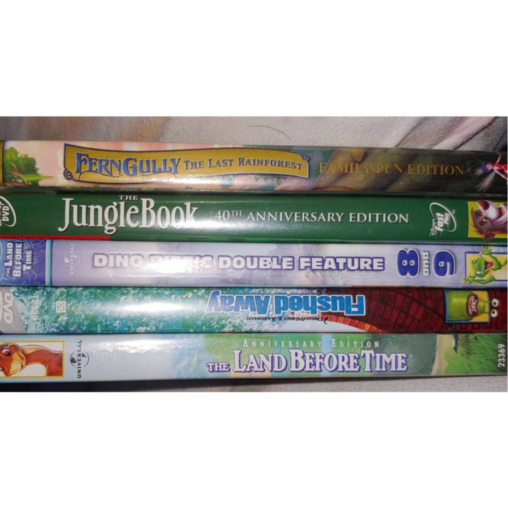 kids dvd land before time jungle book ferngully flushed away